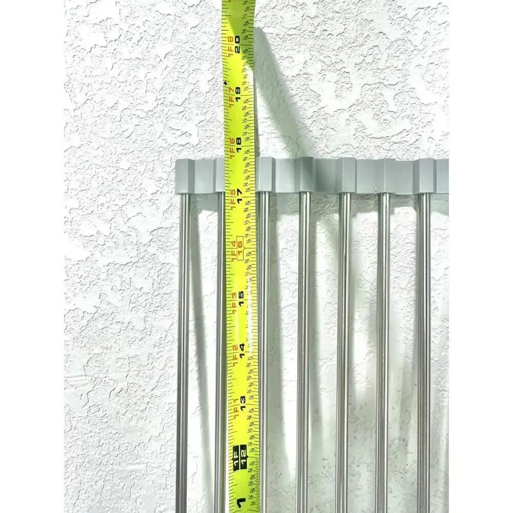 Over The Sink Roll-Up Dish Drying Rack 15 in X 17.7 in